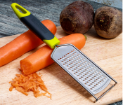 Royalford RF8930 Stainless Steel Grater with ABS Handle - Black & Silver  - Similar Product Imag - ID 37116