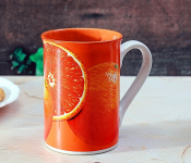 Royalford RF2918-FB 300ML Fruit Decal Mug - Multicolor