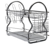 Royalford RF1150DR 2 Tier 558 x 247 x 392 mm Dish Rack - Silver   - Similar Product Imag - ID 245