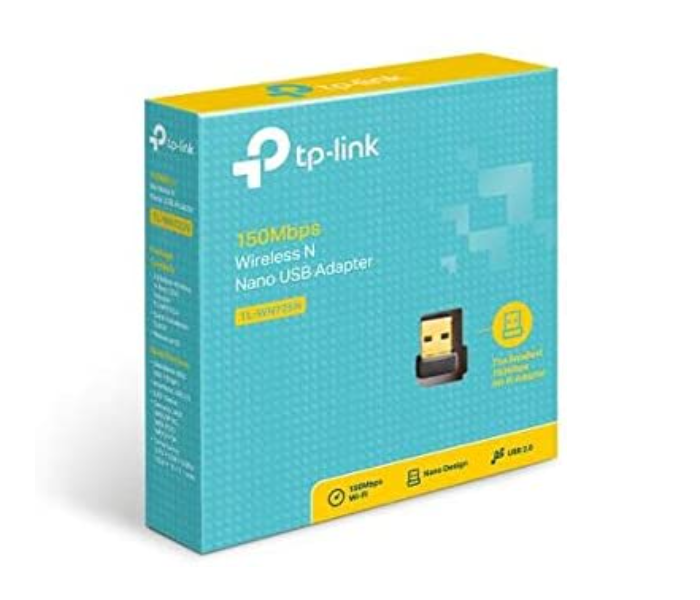 TP-Link WN725N 150Mbps Wireless N Nano Usb Adapter Update Version - Black  - Similar Product Imag - ID 71796