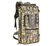 Military Tactical Backpack Duffle Hiking Bag - Army Brown
