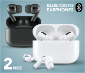 TWS Airpod Pro 3 Bluetooth Earphones Wireless Headset - White + TWS Airpod Pro 3 Bluetooth Earphones Wireless Headset - Black