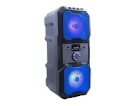 Outdoor JA127 Deep Bass Subwoofer Trolley Bluetooth Speaker with Remote - Black