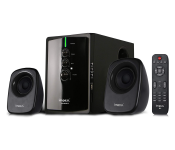 Impex MUSIK-R 40 Watts 2.1 Portable Multimedia Bluetooth Speaker System - Black-img1860517899