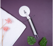 Royalford RF9853 Stainless Steel Pizza Cutter - Silver