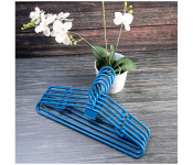 Royalford RF5426 Set of 5 Pieces Plastic clothes Hanger - Blue