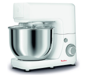Moulinex QA150127 800W 4.8L Steel Bowl Kitchen Machine- White
