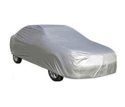 PEVA UV Resistant Full Coverage Car Covers for all Model Cars - Grey Front View - ID 74672