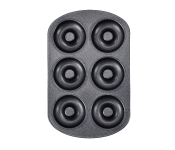Royalford RF9903 6 Cavity Donut Pan - Dark Grey