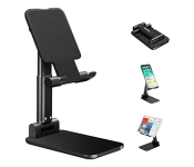 Jongo Folding Desktop Phone and Tab Stand- Black 