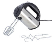 Krypton KNHM6241 250W Turbo Kitchen Hand held Electric Mixer- Black and Silver