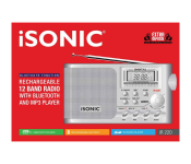 iSonic IR 220 Rechargeable Radio with Bluetooth Mp3 Image