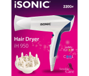 ISonic iH 950 Hair Dryer White Image