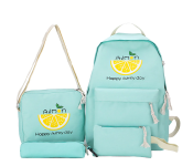 4 Pieces Alize Casual Backpack for Women - Mint Blue