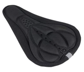 Extra Soft Gel Bicycle Seat Cover- Black