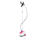 iSonic IGS 310 Multifunctional Garment Steamer with Stand - White and Pink