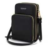 New Women PU Leather Shoulder Crossbody bag Black Image