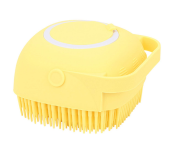 Silicon Bath Brush with Shampoo Dispenser- Yellow  - Similar Product Imag - ID 78524