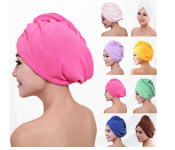 Microfiber Hair Drying Lady Bath Soft Towel Cap  - Similar Product Imag - ID 79271