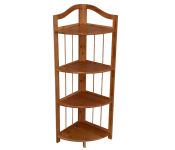 4-Tier 30x101x27cm Bamboo Storage Organizer -Brown 