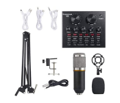 Condenser Microphone with Live Sound Card Suspension Microphone Kit  - Similar Product Imag - ID 78596