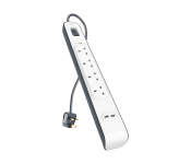 Belkin BL-SRG-4OT-2USBUK 4 Outlet Surge Protection Strip with 2 Meter Power Cord - White  - Similar Product Imag - ID 83184