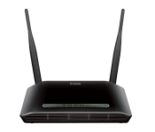 D-Link DSL-2750U Wireless N300 ADSL2 Plus Modem Router - Black-img811010654