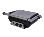 Olsenmark OMGM2441 4 Slice Grill Sandwich Maker - Black and Silver