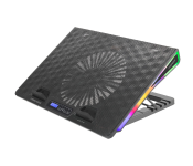 Vertux ARCTIC Portable Height Adjustable RGB Led Light Gaming Cooling Pad - Black  - Similar Product Imag - ID 83008