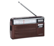 Olsenmark OMR1276 3.7V Portable Radio 1200 mAh with 3 Band - Brown