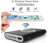 V-walk 10000mAh Wireless Charging Power Bank With USB - White