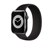 Promate LOOP-44S 42mm or 44mm Small Solo Loop Strap for Apple Watch - Black  - Similar Product Imag - ID 81700