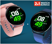 X9 Bluetooth Waterproof Smart Watch Smartwatch - Blue + X9 Bluetooth Waterproof Smart Watch Smartwatch - Pink 