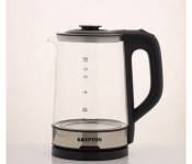 Krypton KNK6221 2 Liter Electric Glass Kettle- Black