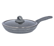 Royalford RF9953 26cm Granite Coated Smart Frypan with Lid - Grey  - Similar Product Imag - ID 79434