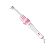 JA-FN 360 Degree Swievl Cord Automatic Hair Curler - White and Pink