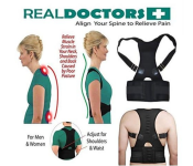 Real Doctors Back Posture Support Brace Large JA023-4 - Black  - Similar Product Imag - ID 42425