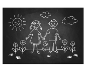 Skeido Black Board Sticker Wall Paper Decor Removable Vinyl Chalkboard-A  - Similar Product Imag - ID 83691