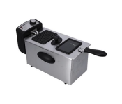 Geepas GDF36015 3 Liter Stainless Steel Deep Fryer - Black and Silver