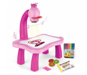 Child Learning Desk with Smart Projector Educational Painting Image
