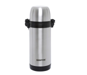 Geepas GSVF4115 0.6 Liter Steel Inner Vacuum Flask - Black and Silver