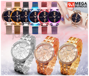 FLLi Star Sky Magnetic Mesh Strap Watch - Blue + FLLi Star Sky Magnetic Mesh Strap Watch - Gold + FLLi Star Sky Magnetic Mesh Strap Watch - Black + FLLi Star Sky Magnetic Mesh Strap Watch - Red + FLLi Star Sky Magnetic Mesh Strap Watch - Silver + FLLi Star Sky Magnetic Mesh Strap Watch - Purple + Geneva Rhinestone Wrist Watch - Rose Gold + Geneva Rhinestone Wrist Watch - Gold + Geneva Rhinestone Wrist Watch - Silver 