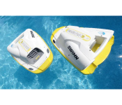 Swimn S1 Pool Scooter White and Yellow Image