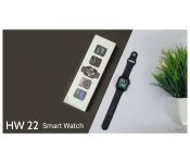 HW22 Full Screen Smart Watch - Black