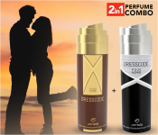 Mirada DRESS CODE Deodorant Body Spray For Men 85ml - Grey + Mirada MDCB 8350 DRESS CODE Deodorant Body Spray For Ladies 85ml - Brown