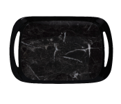 Delcasa DC1915 15.2cm Melamine Ware Tray with Handle - Black  - Similar Product Imag - ID 86980