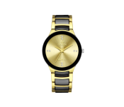 Orlando Golden Dial Small Fashion Watches - Black and Gold 