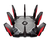 Tplink Archer AX11000 Next Gen Tri Band Gaming Router - Black and Red