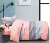 JA15844 Cotton Double Size Bedsheet with Quilt Cover Image
