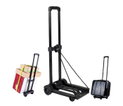 Generic 34Kg Heavy Duty Foldable Utility Luggage Cart - Black